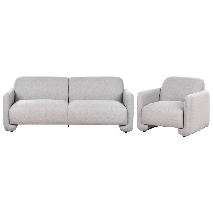 Sofa Set - SADANL Fabric Living Room Set Grey