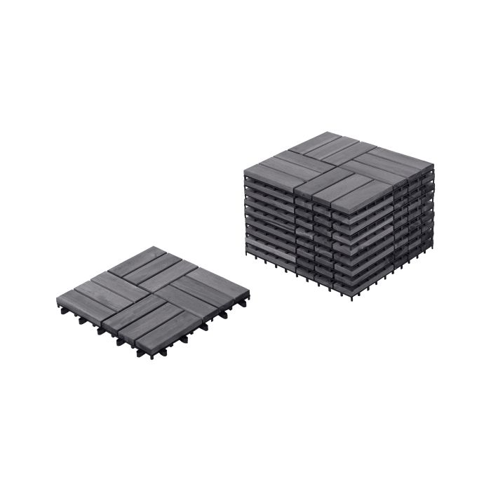 Outdoor Flooring ACERENZA Certified Acacia Wood Grey