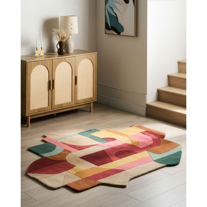 JAKUXA Wool Rug- Multicolour