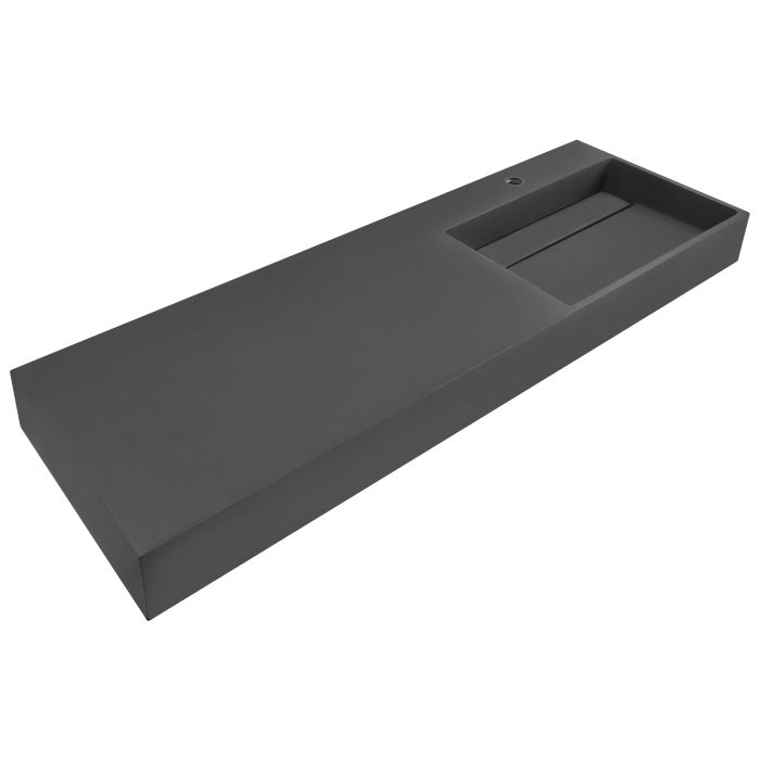 CCSUO Wall Hung Basin 1500 x 480 mm Black