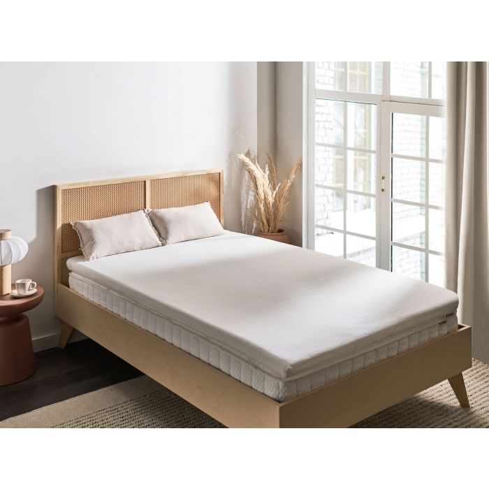 TALVENO Foam Mattress Topper Small Double - White, 120cm