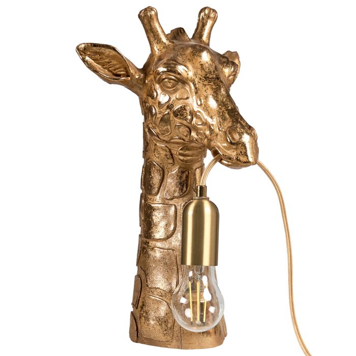 CASTERWELL Table Lamp Giraffe - Gold