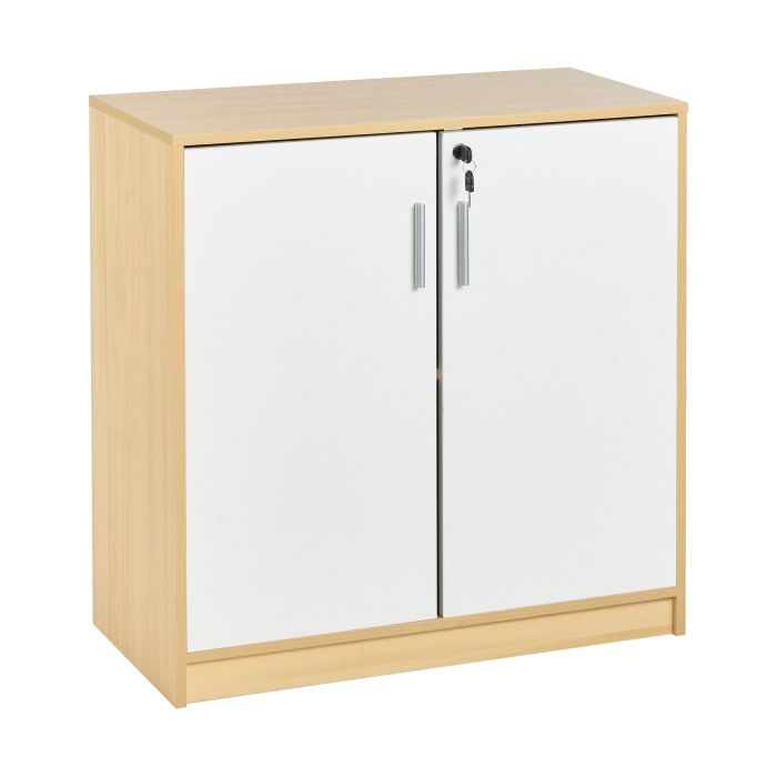ZNHEA Storage Unit 80cm Light Brown/ White