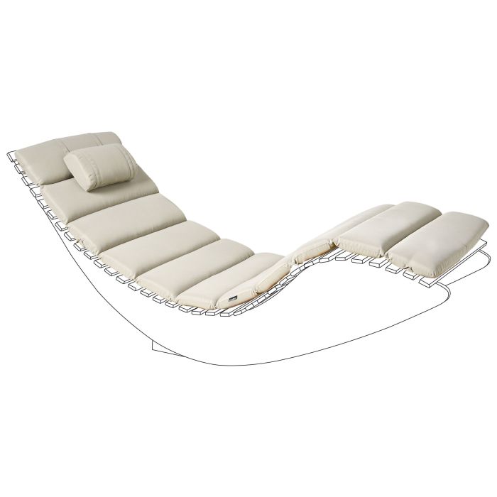 CHIPWELL Sun Lounger Pad Cushion - Taupe