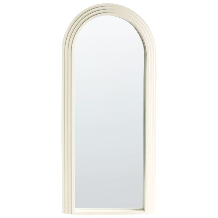 BROCKHURST Wall Mirror Wood - Off White