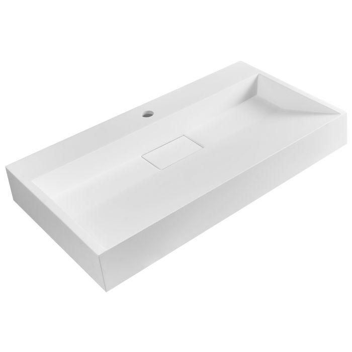 EUQNKO Wall Hung Basin 800 x 460 mm White