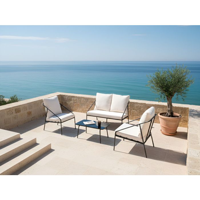 DAHIVO Faux Leather Dining Chairs Set of 2 - Beige