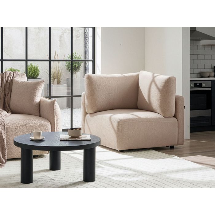 KACOVI Boucle Right Hand Chaise Longue - Beige