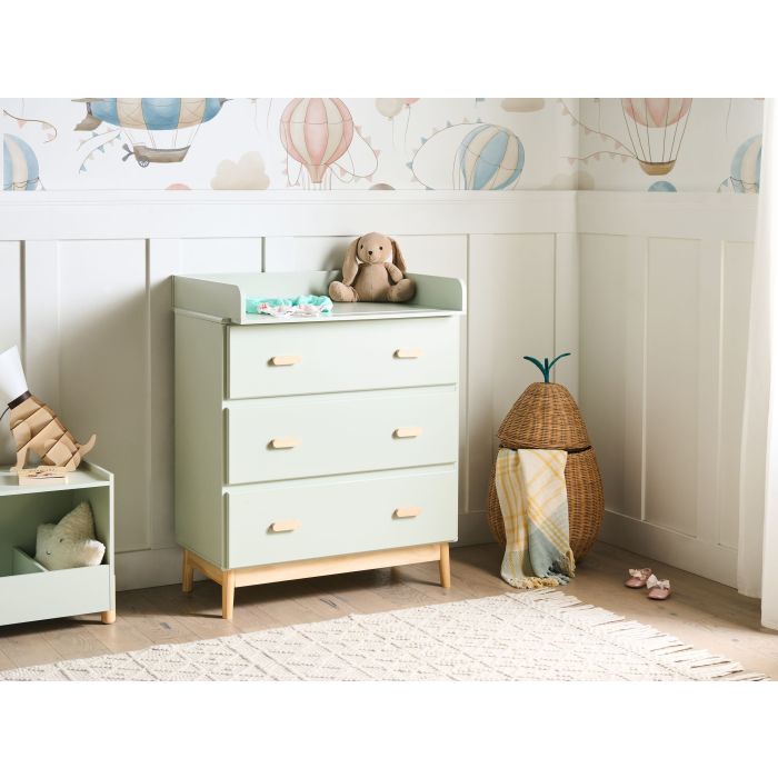 BORVEX Changing Dressing Table - Light Green