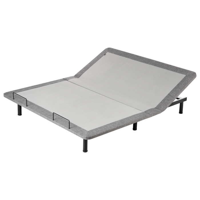 THALEN Super Kingsize Metal Electric Adjustable Bed Base - Grey