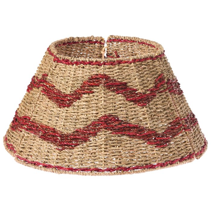 SANDBOURNE Christmas Tree Collar Seagrass 43 cm - Red