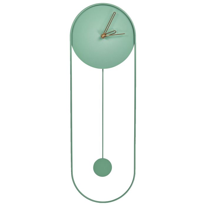 Wall Clock SALVAN 20 cm Metal Light Green