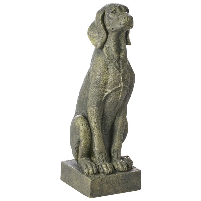 REDWORTH Garden Dog Figurine - Green