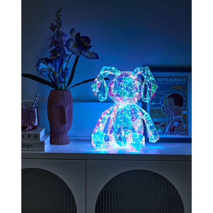 CIPARO Christmas Decor LED Rabbit with Lights - Multicolour