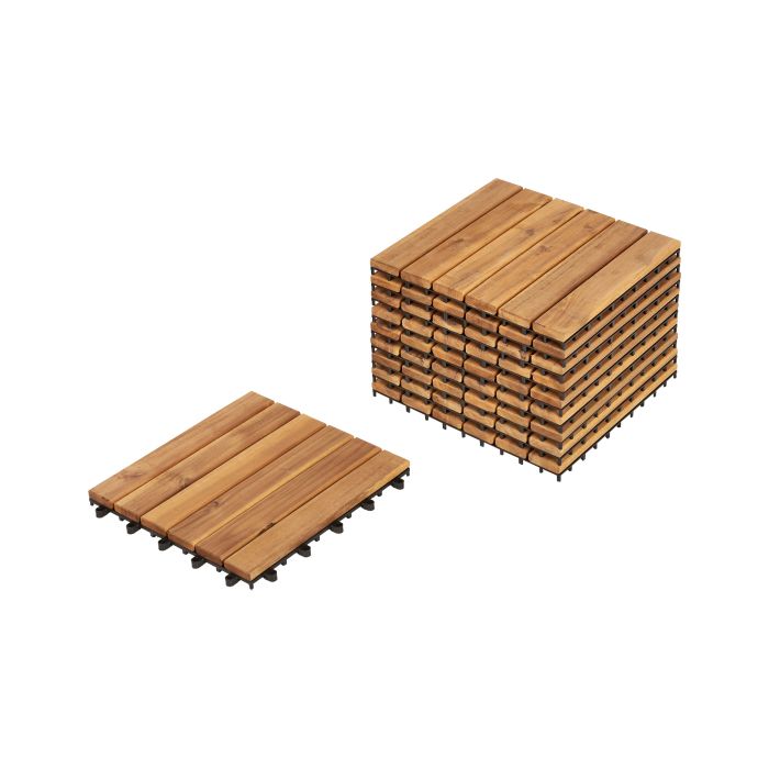 Outdoor Flooring ACCETTURA Certified Acacia Wood Natural