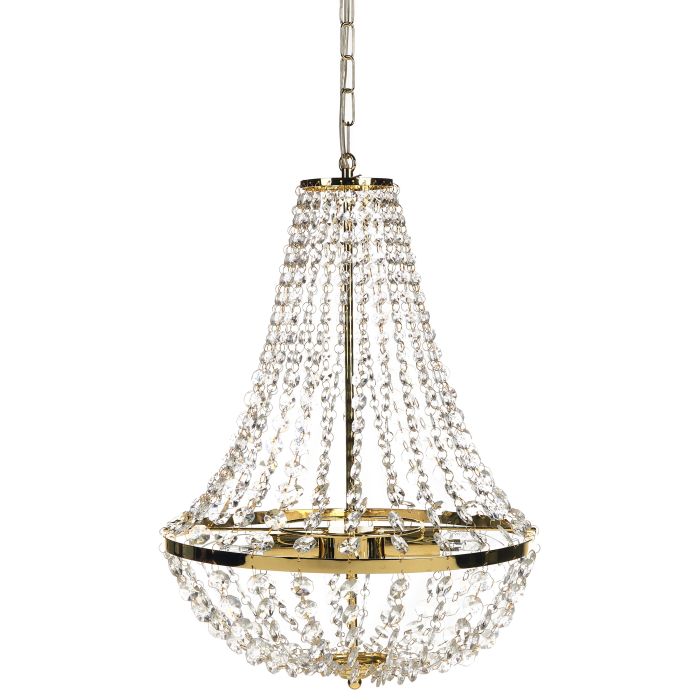 DEAMANTI Chandelier Metal Gold