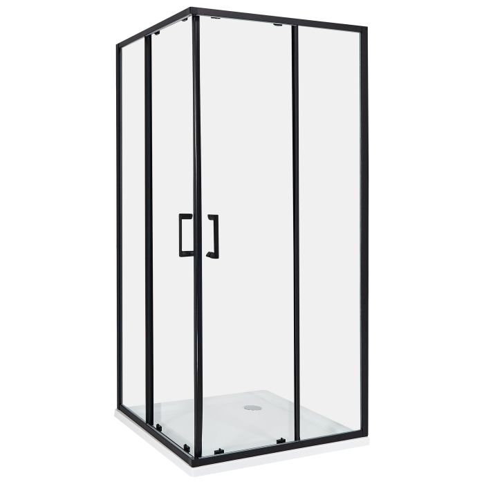 Shower Enclosure TELA 90 x 90 x 185 cm Black