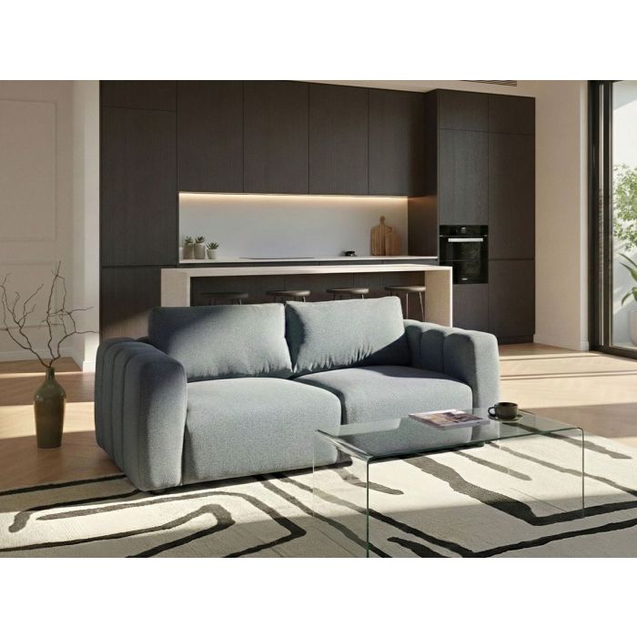 JRAVENTO Fabric 2 Seater Modular Sofa - Green