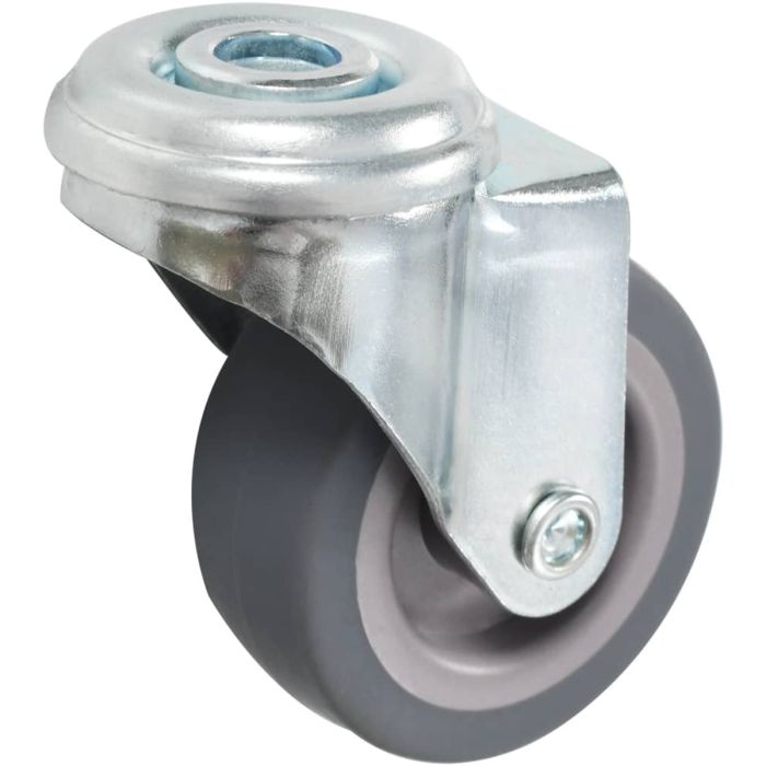 Bolt Hole Swivel Casters Set of 4 50mm