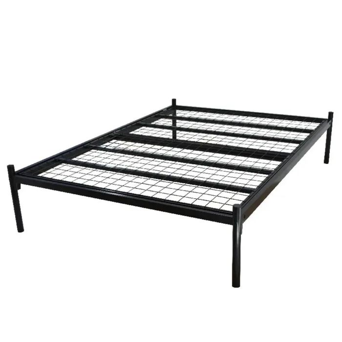Platform High Quality Metal Bed Frame Black - Small Double 4ft