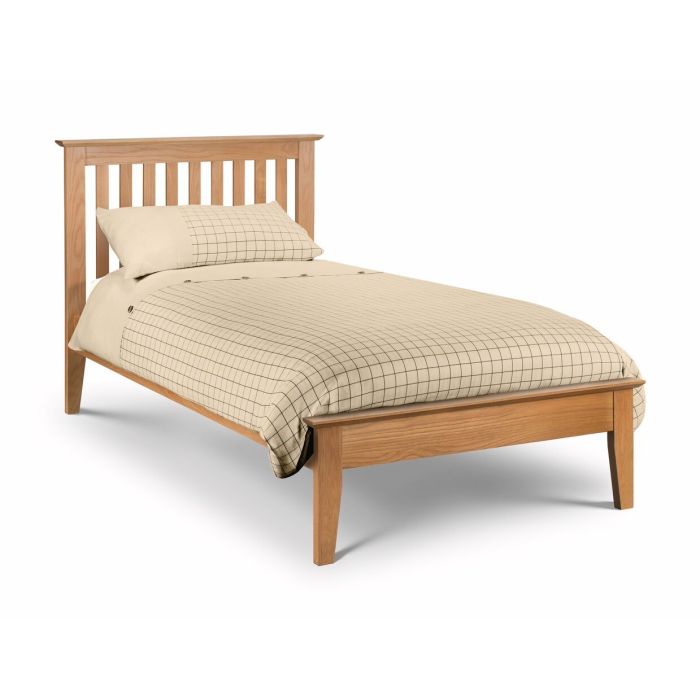 Salerno Oak Shaker Bed Frame - Single 3ft