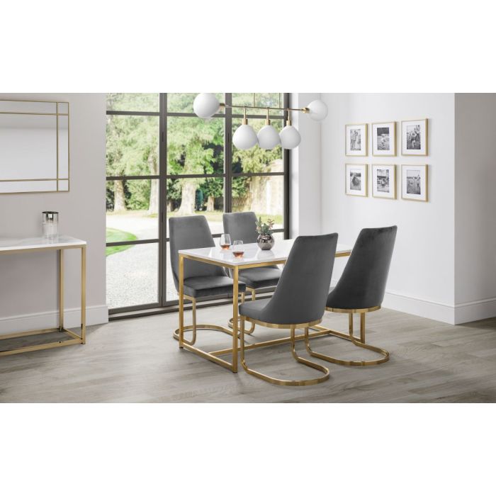 Scala Gold Dining Table