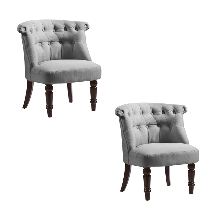 Crediton Fabric Armchair 2pc - Grey