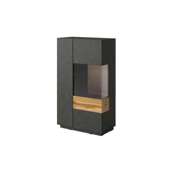 Salamandar 44 Display Cabinet Right Side Wotan Oak - Matera