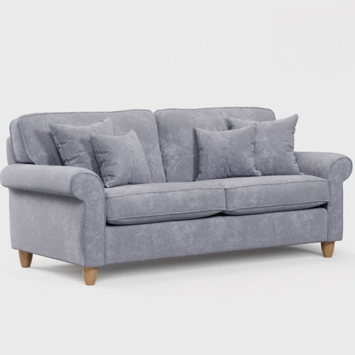 3 Seater Sofa - COASTAL Fabric - Anthracite