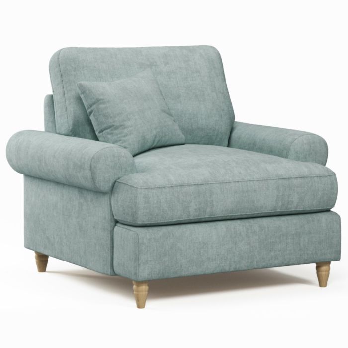 Armchair - LUXE Fabric - Light Green
