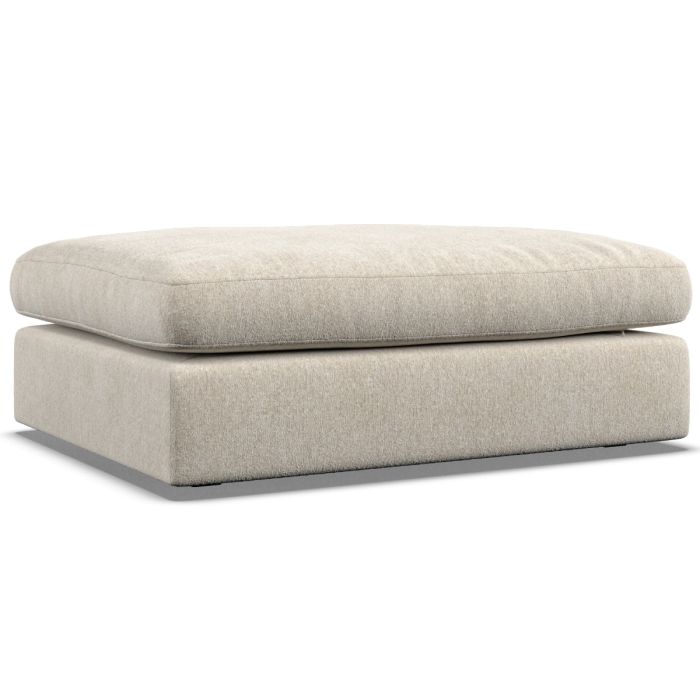 Footstool - SOVA Fabric Ivory