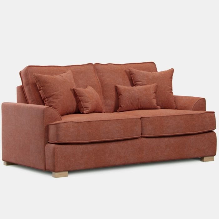 2 Seater Sofa - HERITAGE Fabric - Orange