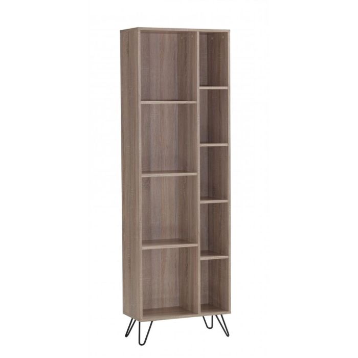 Rixton Narrow Bookcase - Oak Effect