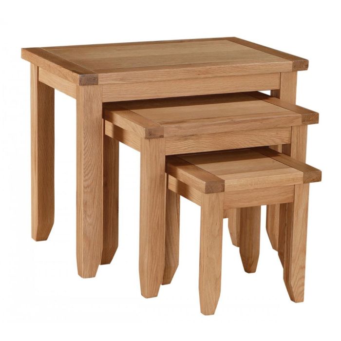 Paxley Nest of Tables - Oak