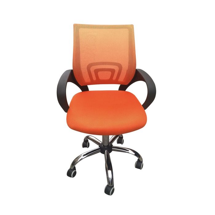 Tate Mesh Back Swivel Office Chairs - Orange