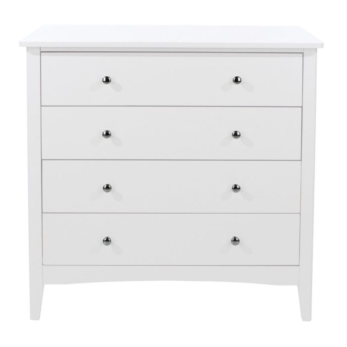 Como 4 Drawer Chest - White