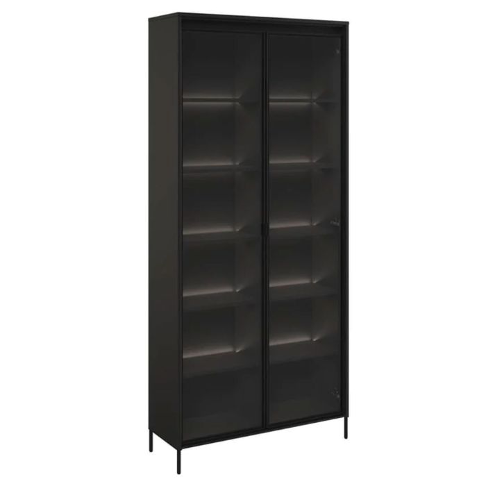 Scribble Spex Tall Display Cabinet - Black Matt