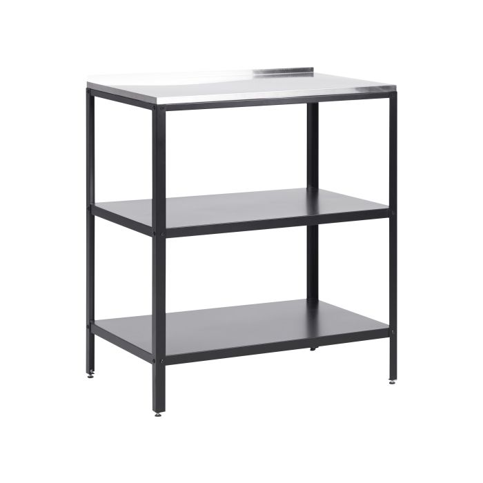 Steel Outdoor Kitchen Island 80x50x92 Black