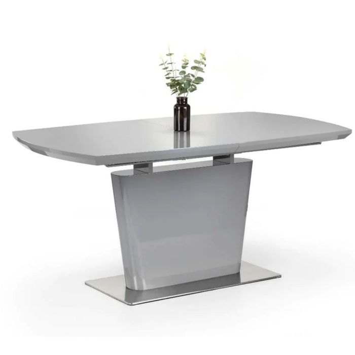 Como High Gloss Exending Table - Grey