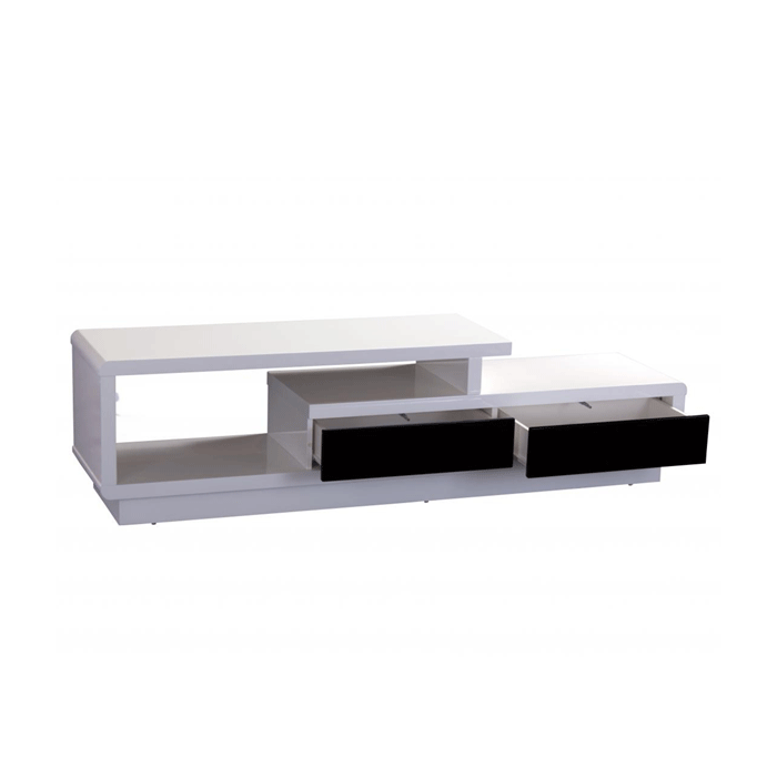 Eden High Gloss TV Unit - White