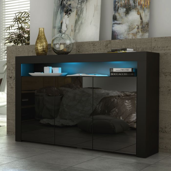 APEX Sideboard 155cm - Black