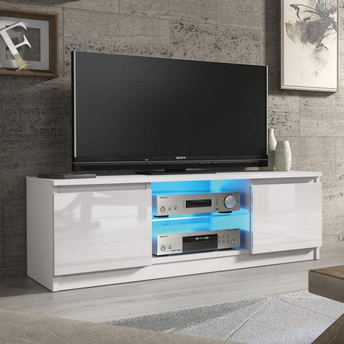 CREST TV Unit 120cm - White