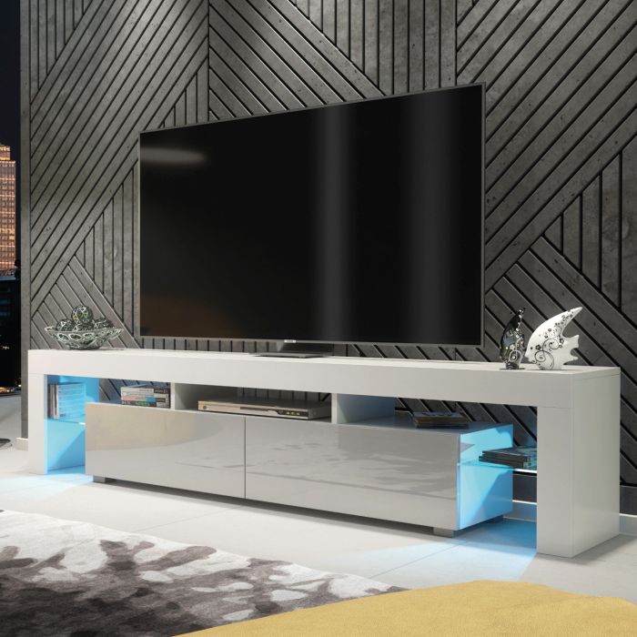 RIDGE TV Unit 200cm - Grey