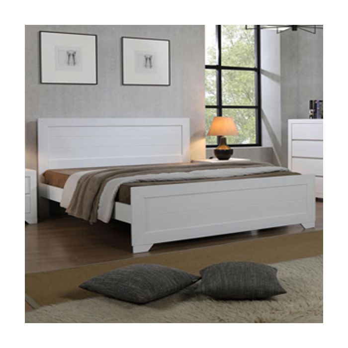 Rosamund 4ft Small Double Bed - White