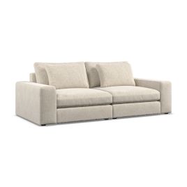 2 Seater Sofa - SOVA Fabric Ivory