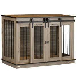 Dog Crate Furniture for Large Dogs, Double Dog Cage for Small Dogs