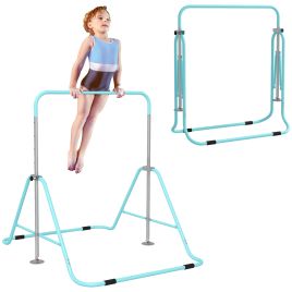 Scott Kids Gymnastics Bar with Adjustable Height Foldable Bars - Green