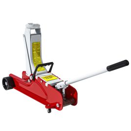 HERON Low Profile Jack, Hydraulic Racing Floor Jack, 8-38cm Lifting Range, 2.5 Ton Capacity, Red