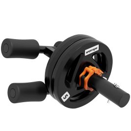 McAlpin Tib Bar with 2 x 5kg Olympic Plates for Shin Splints Relief - Black