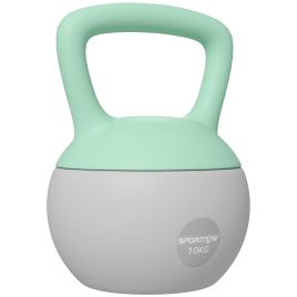 McAlpin 10KG Kettlebell with Non-Slip Handle for Home Gym Weight - Grey and Green